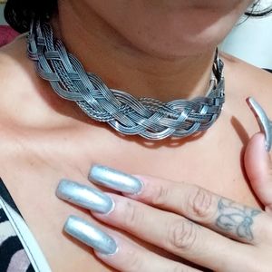 🆕 Boho chunky choker necklace